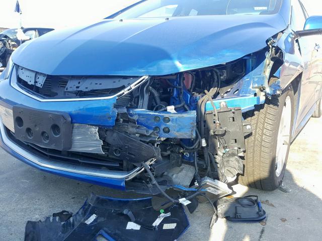 1G1RC6S53GU112135 - 2016 CHEVROLET VOLT LT BLUE photo 9