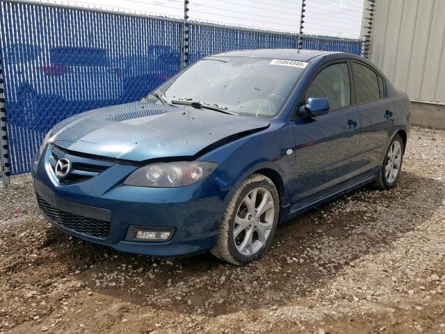 JM1BK323871770155 - 2007 MAZDA 3 S BLUE photo 2