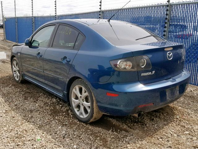 JM1BK323871770155 - 2007 MAZDA 3 S BLUE photo 3