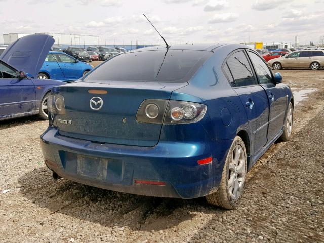 JM1BK323871770155 - 2007 MAZDA 3 S BLUE photo 4