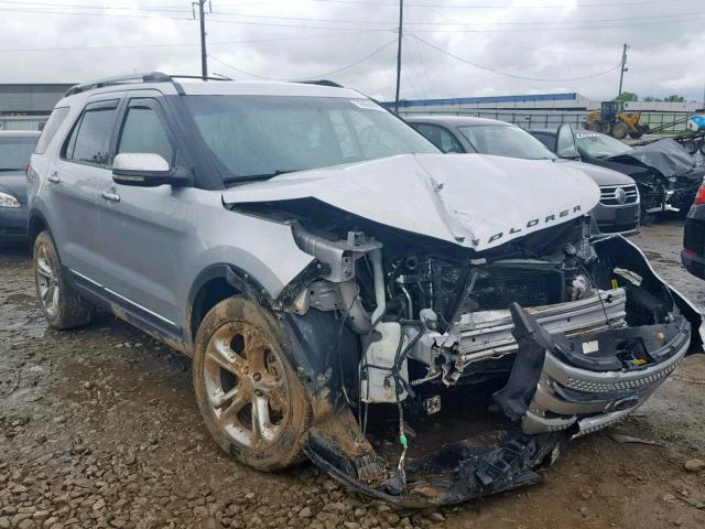 1FMHK8F82BGA01021 - 2011 FORD EXPLORER L SILVER photo 1