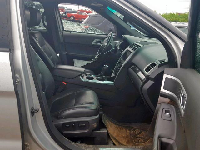 1FMHK8F82BGA01021 - 2011 FORD EXPLORER L SILVER photo 5