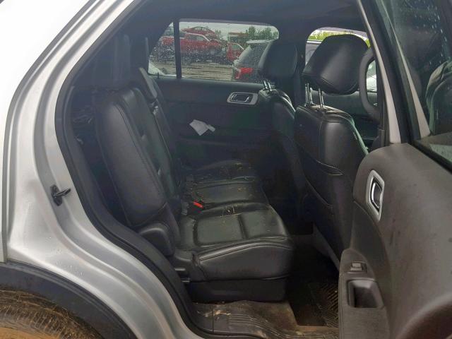 1FMHK8F82BGA01021 - 2011 FORD EXPLORER L SILVER photo 6