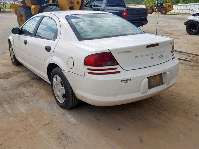 1B3EL36X33N602838 - 2003 DODGE STRATUS SE WHITE photo 3