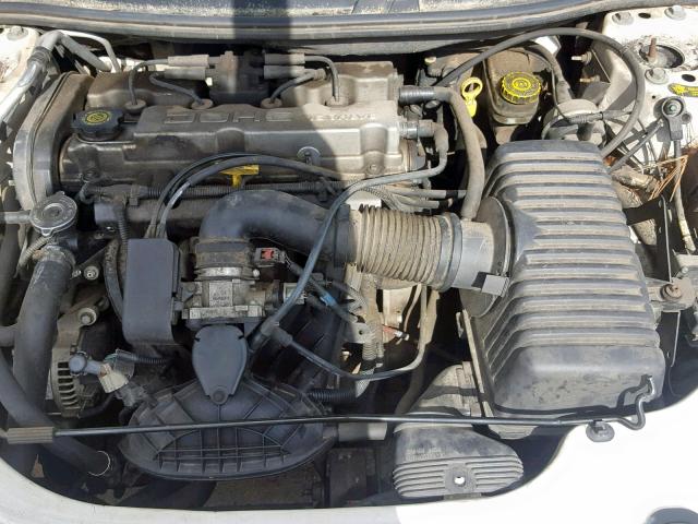 1B3EL36X33N602838 - 2003 DODGE STRATUS SE WHITE photo 7