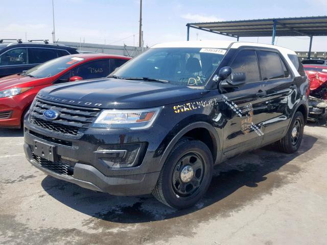 1FM5K8AT7KGA31680 - 2019 FORD EXPLORER P BLACK photo 2