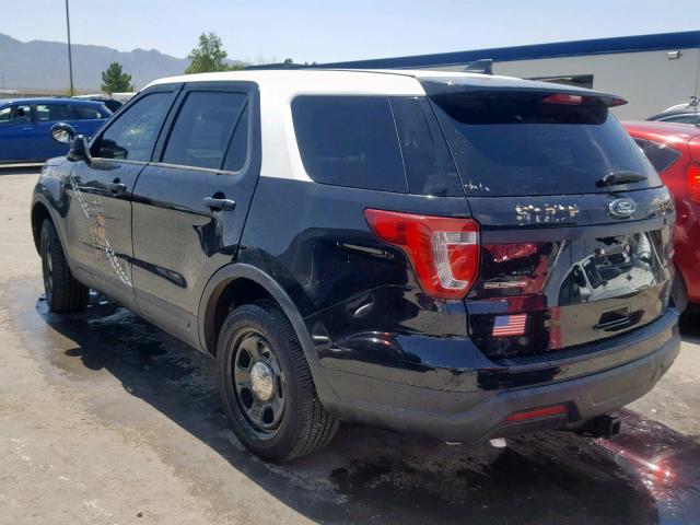 1FM5K8AT7KGA31680 - 2019 FORD EXPLORER P BLACK photo 3