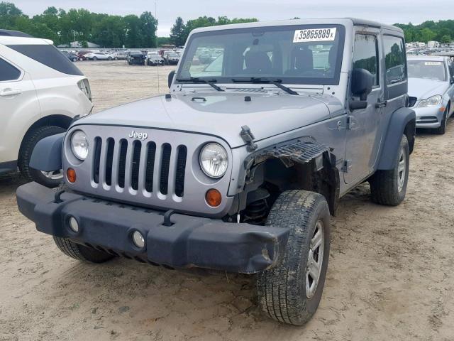 1C4AJWAG8DL657942 - 2013 JEEP WRANGLER S GRAY photo 2