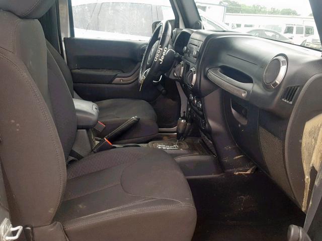 1C4AJWAG8DL657942 - 2013 JEEP WRANGLER S GRAY photo 5