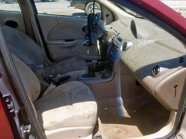 1G8AJ55F76Z189644 - 2006 SATURN ION LEVEL BURGUNDY photo 5