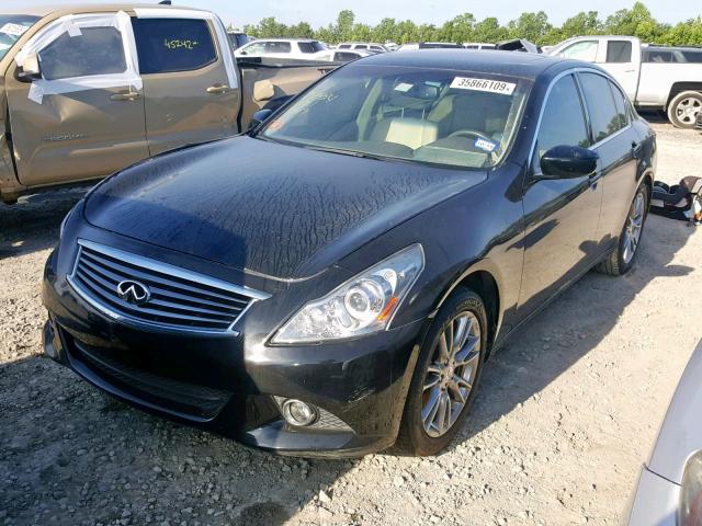 JN1CV6AP0BM305350 - 2011 INFINITI G37 BASE BLACK photo 2