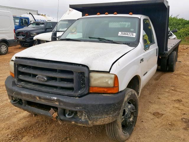 1FDXF46F8YED35663 - 2000 FORD F450 SUPER WHITE photo 2
