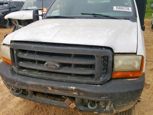 1FDXF46F8YED35663 - 2000 FORD F450 SUPER WHITE photo 9