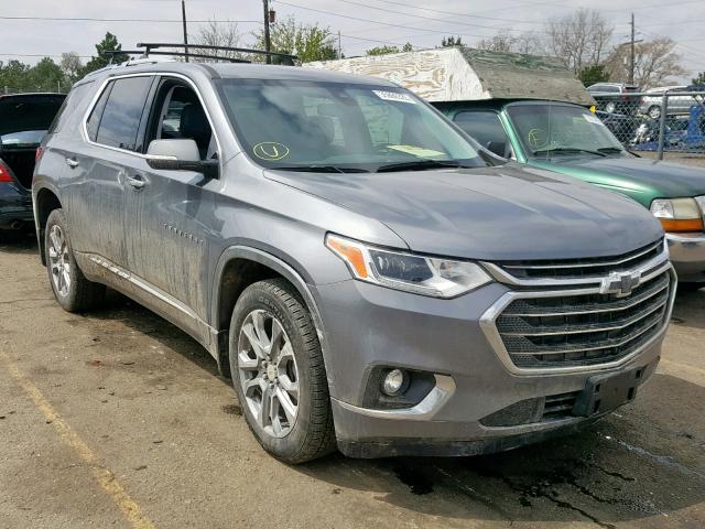 1GNEVJKWXJJ242621 - 2018 CHEVROLET TRAVERSE P GRAY photo 1