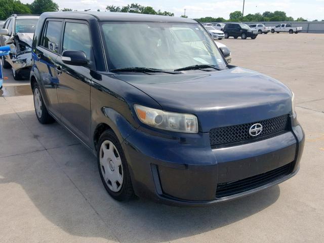 JTLKE50E681055226 - 2008 TOYOTA SCION XB BLACK photo 1