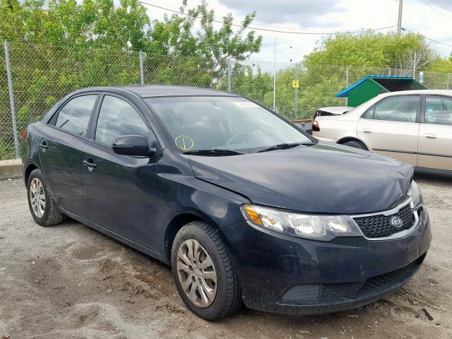 KNAFU4A24C5512130 - 2012 KIA FORTE EX BLACK photo 1