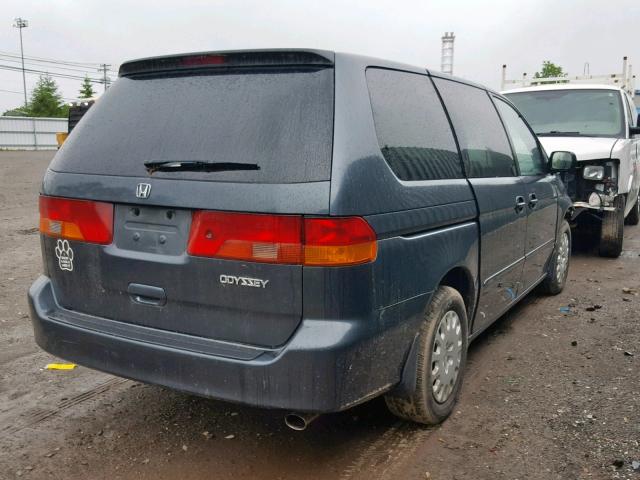 5FNRL18574B098889 - 2004 HONDA ODYSSEY LX CHARCOAL photo 4