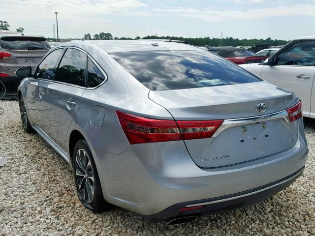 4T1BK1EB0GU222216 - 2016 TOYOTA AVALON XLE SILVER photo 3