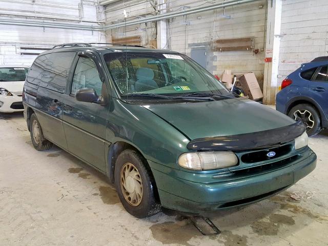 2FMDA5149VBD10453 - 1997 FORD WINDSTAR W GREEN photo 1