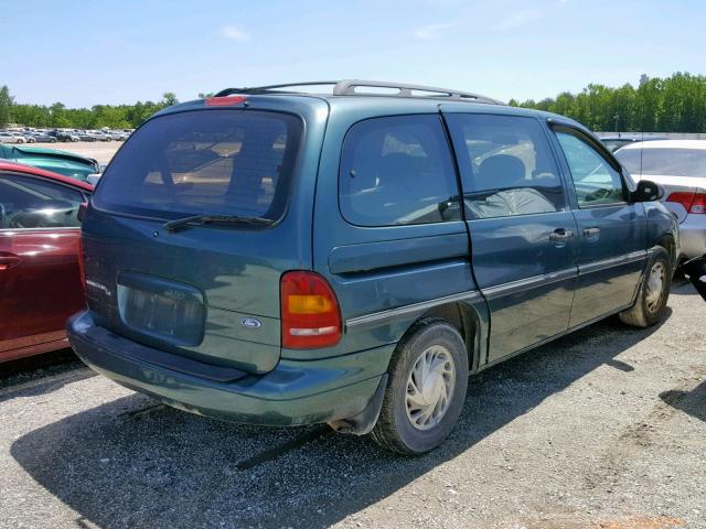 2FMDA5149VBD10453 - 1997 FORD WINDSTAR W GREEN photo 4