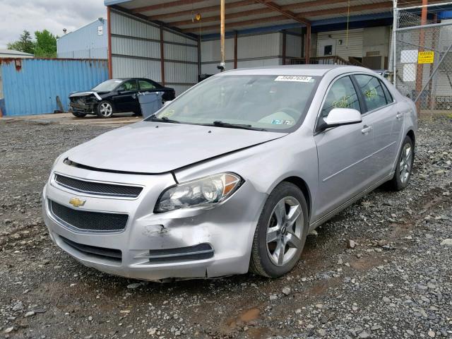 1G1ZC5EB8AF274706 - 2010 CHEVROLET MALIBU 1LT 银色 照片 2