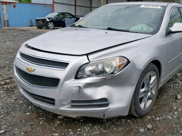 1G1ZC5EB8AF274706 - 2010 CHEVROLET MALIBU 1LT 银色 照片 9