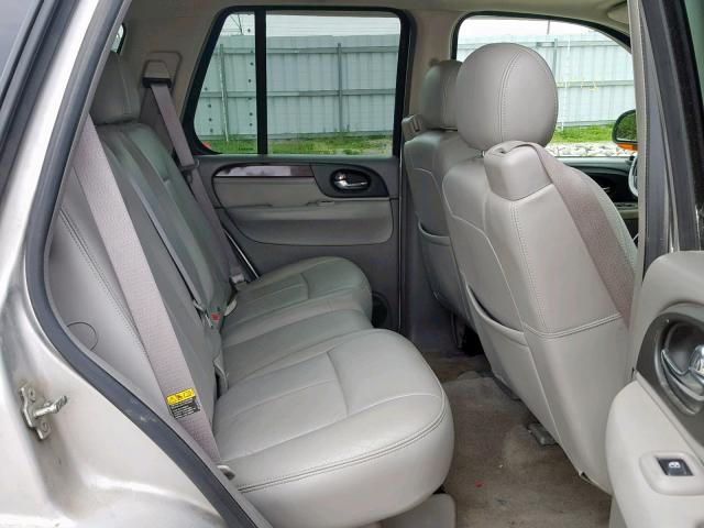 1GKDT13S552105113 - 2005 GMC ENVOY SILVER photo 6