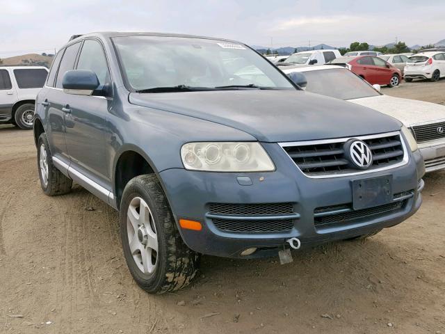 WVGBC67L04D014476 - 2004 VOLKSWAGEN TOUAREG 3. BLUE photo 1