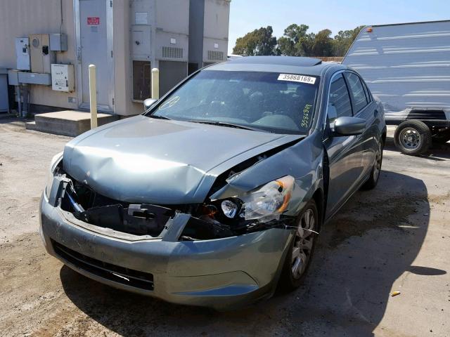 1HGCP26859A080860 - 2009 HONDA ACCORD EXL GREEN photo 2