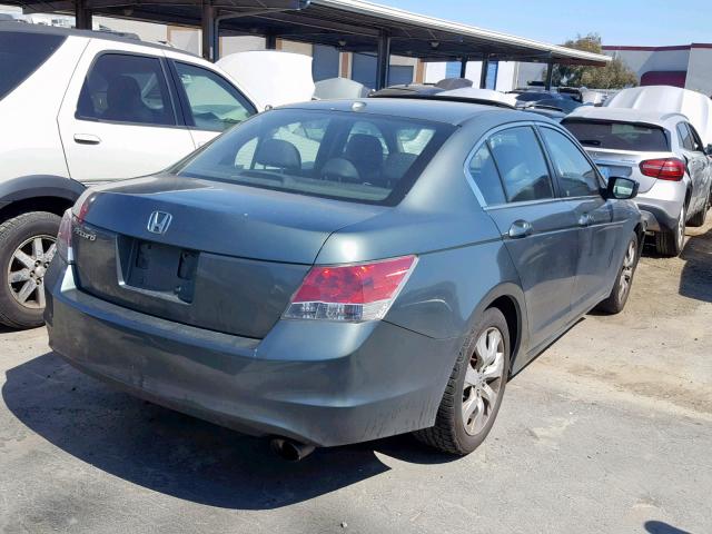 1HGCP26859A080860 - 2009 HONDA ACCORD EXL GREEN photo 4