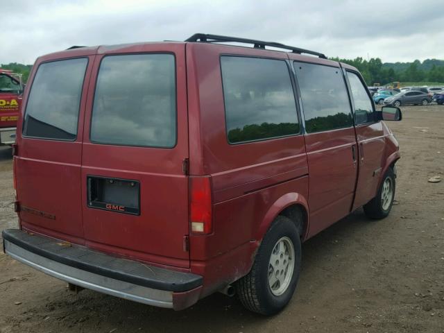 1GKEL19W0PB522379 - 1993 GMC SAFARI XT RED photo 4