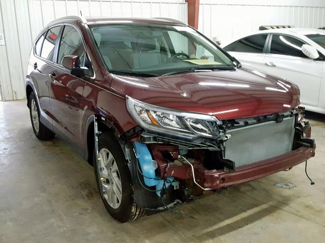 2HKRM3H7XFH541244 - 2015 HONDA CR-V EXL RED photo 1