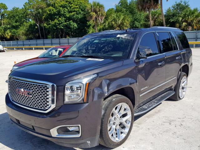 1GKS1CKJ7HR384285 - 2017 GMC YUKON DENA BLACK photo 2