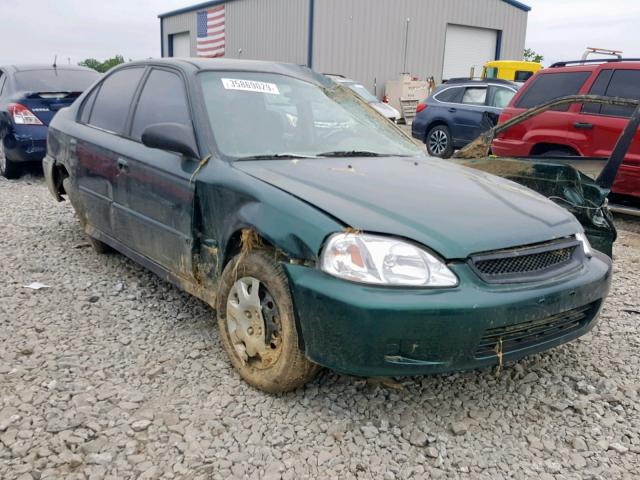 2HGEJ6619XH537477 - 1999 HONDA CIVIC BASE GREEN photo 1