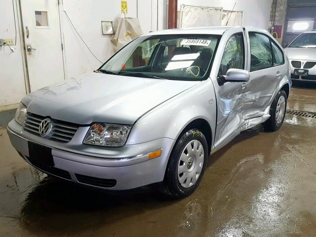 3VWRK69M84M096776 - 2004 VOLKSWAGEN JETTA GL SILVER photo 2