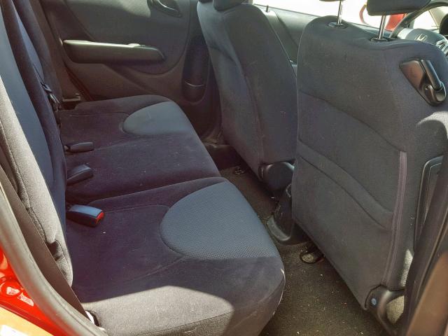 JHMGD38647S030032 - 2007 HONDA FIT S 红色 照片 6