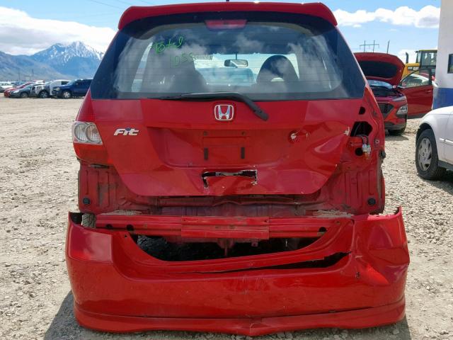 JHMGD38647S030032 - 2007 HONDA FIT S 红色 照片 9