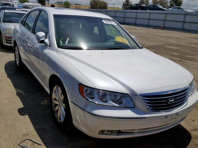 KMHFC4DF5AA514330 - 2010 HYUNDAI AZERA GLS WHITE photo 1