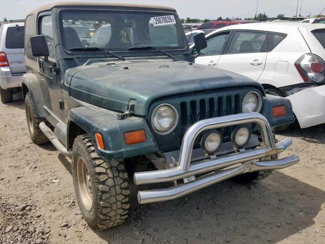 1J4FY49S3XP401472 - 1999 JEEP WRANGLER / GREEN photo 1