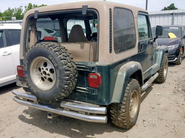 1J4FY49S3XP401472 - 1999 JEEP WRANGLER / GREEN photo 4