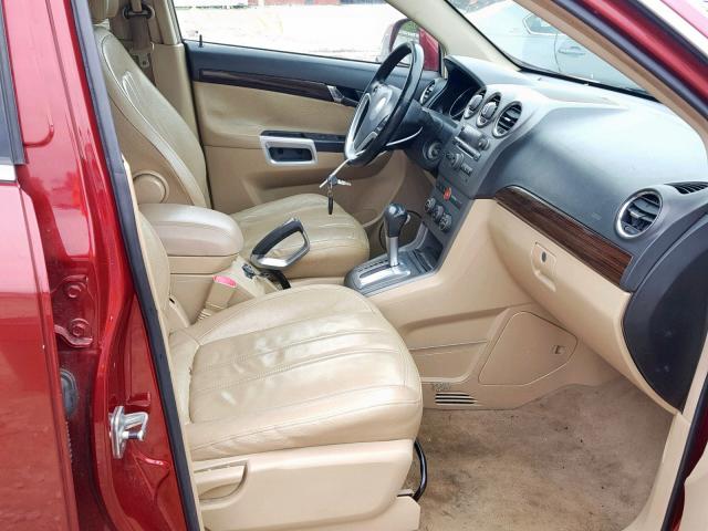 3GSCL53718S568924 - 2008 SATURN VUE XR RED photo 5