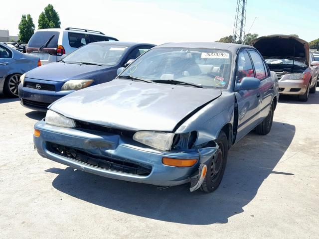 1NXBB02E7TZ403493 - 1996 TOYOTA COROLLA DX BLUE photo 2