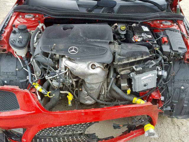 WDDSJ4EB5FN161419 - 2015 MERCEDES-BENZ CLA 250 RED photo 7