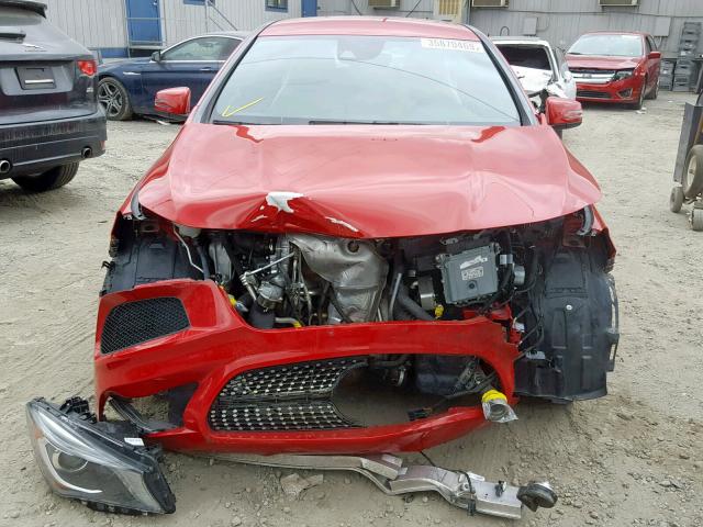 WDDSJ4EB5FN161419 - 2015 MERCEDES-BENZ CLA 250 RED photo 9