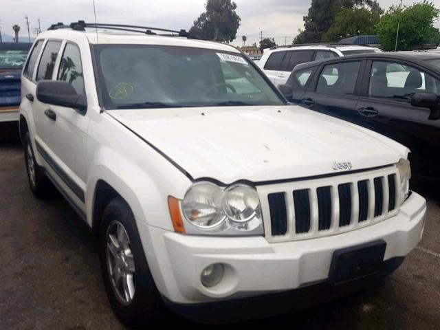 1J4HS48NX5C714464 - 2005 JEEP GRAND CHER WHITE photo 1