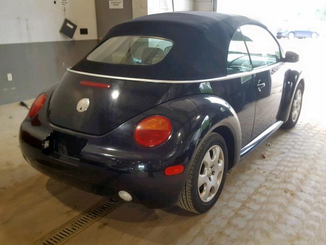 3VWCK21Y03M319680 - 2003 VOLKSWAGEN NEW BEETLE შავი ფოტო 4