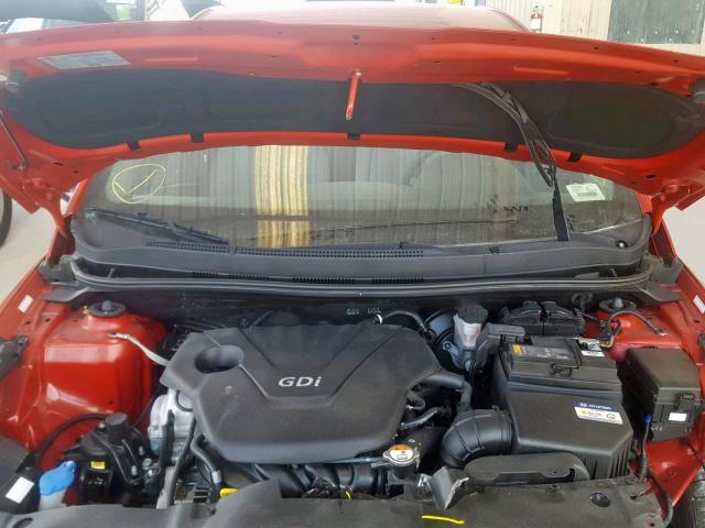 KMHCT4AE5HU241090 - 2017 HYUNDAI ACCENT SE RED photo 7