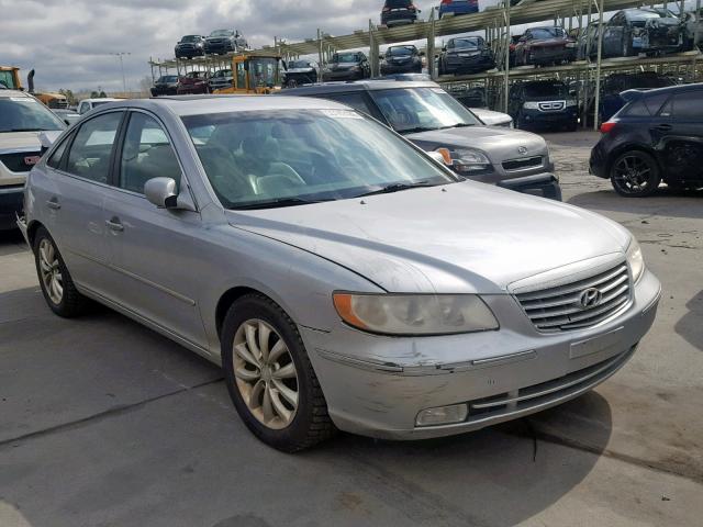 KMHFC46FX6A088915 - 2006 HYUNDAI AZERA SE SILVER photo 1