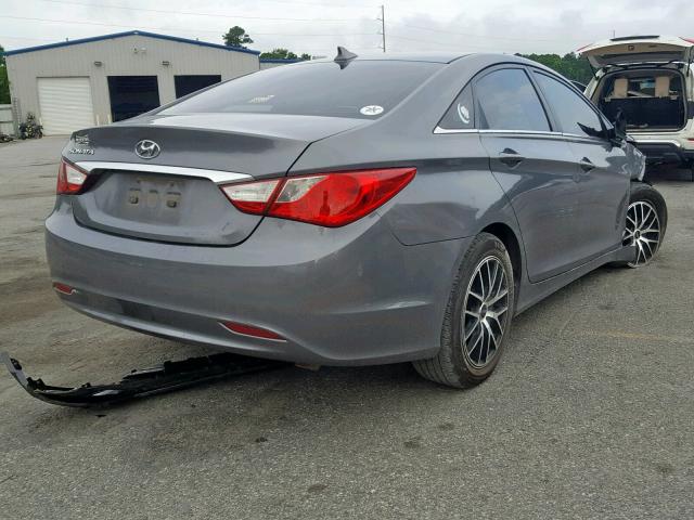 5NPEB4AC4DH572360 - 2013 HYUNDAI SONATA GLS GRAY photo 4