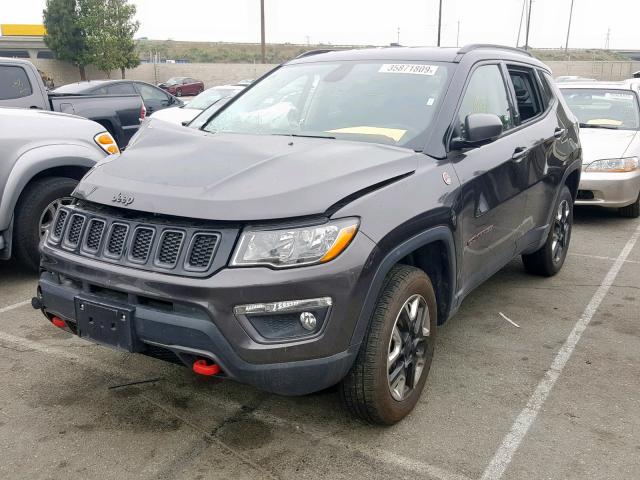 3C4NJDDB9JT198863 - 2018 JEEP COMPASS TR CHARCOAL photo 2